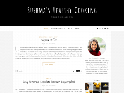 sushmashealthycooking.com snapshot