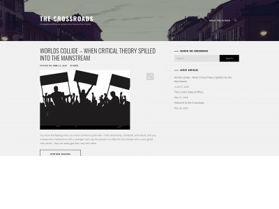 thecrossroads.blog snapshot