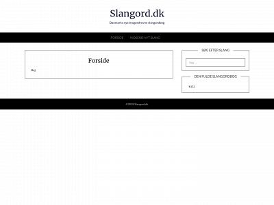 slangord.dk snapshot