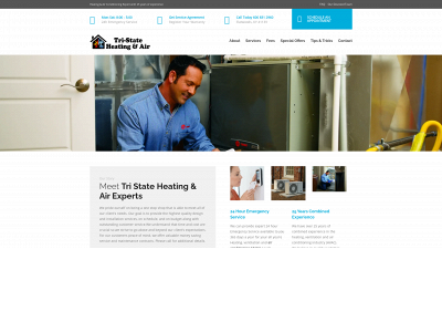 tristateheatingandair.com snapshot
