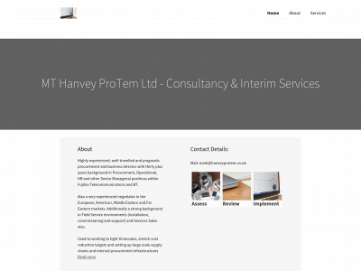 hanveyprotem.co.uk snapshot
