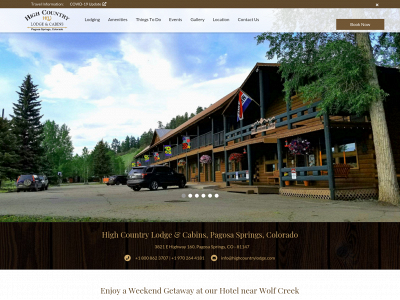 www.highcountrylodge.com snapshot