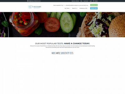 testyourintolerance.co snapshot