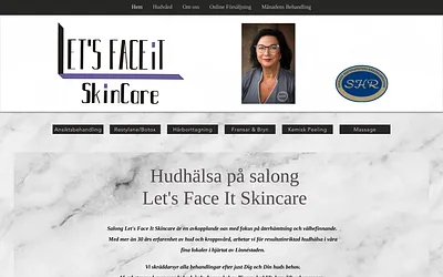 letsfaceitskincare.se snapshot
