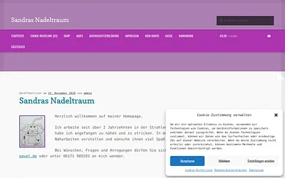 sandrasnadeltraum.de snapshot