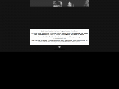 loudnoisesproduction.co.uk snapshot