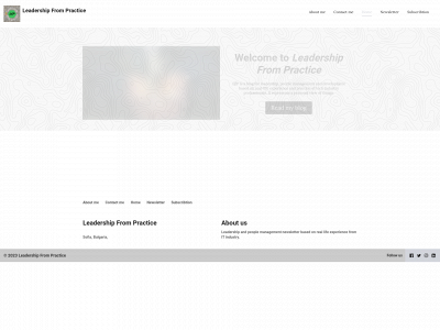 leadershipfrompractice.com snapshot