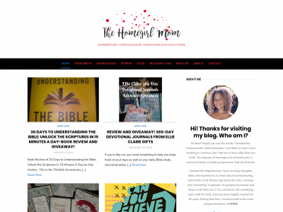 thehomegirlmom.com snapshot