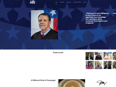 alleyforjustice.com snapshot