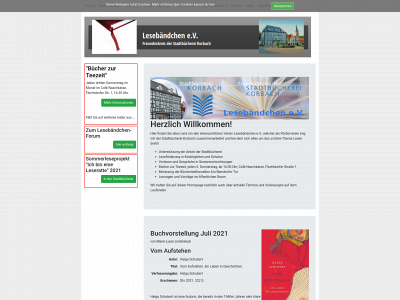 lesebändchen-korbach.de snapshot