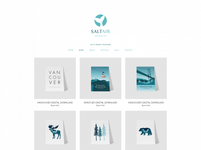 saltairdesignco.com snapshot