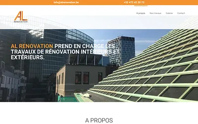alrenovation.be snapshot