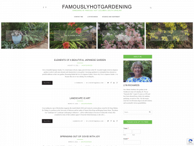 famouslyhotgardening.com snapshot