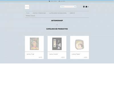 artemisshop.es snapshot