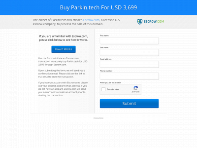 parkin.tech snapshot