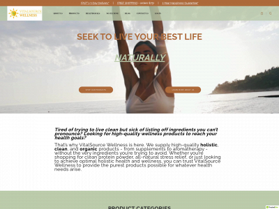 vitalsourcewellness.com snapshot