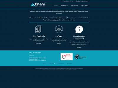luxlaw.co.uk snapshot