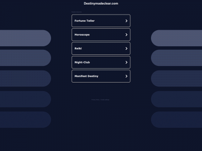destinymadeclear.com snapshot