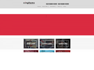 kinghams.co.uk snapshot