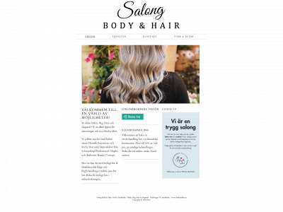 bodyandhair.se snapshot