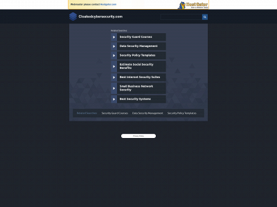 cloakedcybersecurity.com snapshot