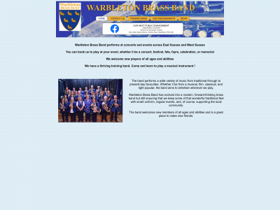 warbletonbrassband.org snapshot