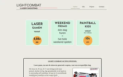 lightcombat.be snapshot