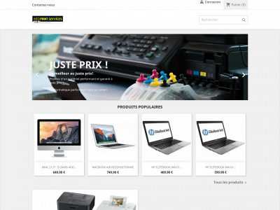 courtierenimpression.fr snapshot