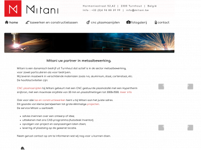mitani.be snapshot