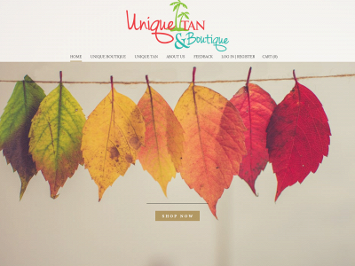 www.uniquetanandboutique.com snapshot