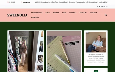 sweenolia.com snapshot