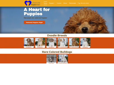 aheartforpuppies.com snapshot