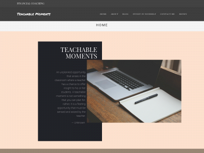 teachablemomentsfinancialcoaching.com snapshot
