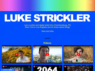 www.lukestrickler.com snapshot