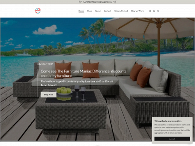 furnituremaniac.com snapshot
