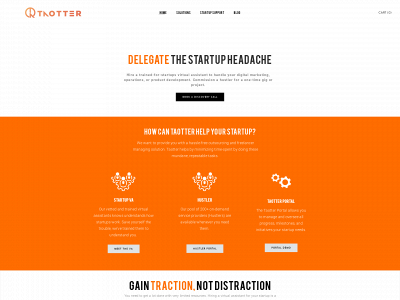 www.taotter.com snapshot