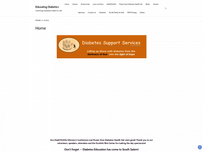 educatingdiabetics.org snapshot