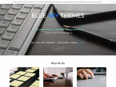 www.blueskythemes.com snapshot