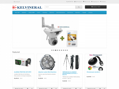 kelvineral.com snapshot