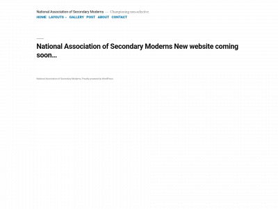secondarymoderns.co.uk snapshot