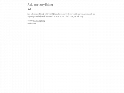 justaskmeanything.com snapshot