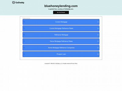 bluehoneylending.com snapshot