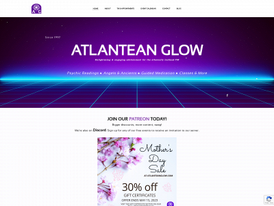 atlanteanglow.com snapshot