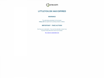 littleyou.dk snapshot