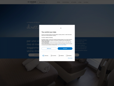 rivieramarebeachlifehotel.com snapshot