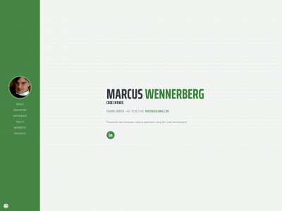 marcuswennerberg.se snapshot