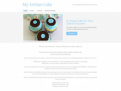 myartisancake.com snapshot