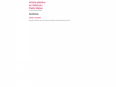 pablomateoart.com snapshot