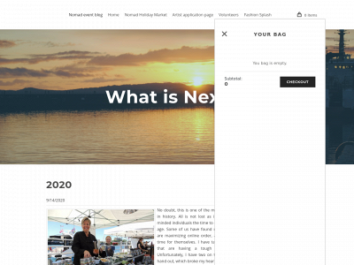 www.nomadmarketevents.com snapshot