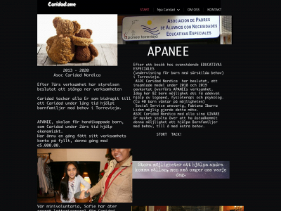 caridad.one snapshot